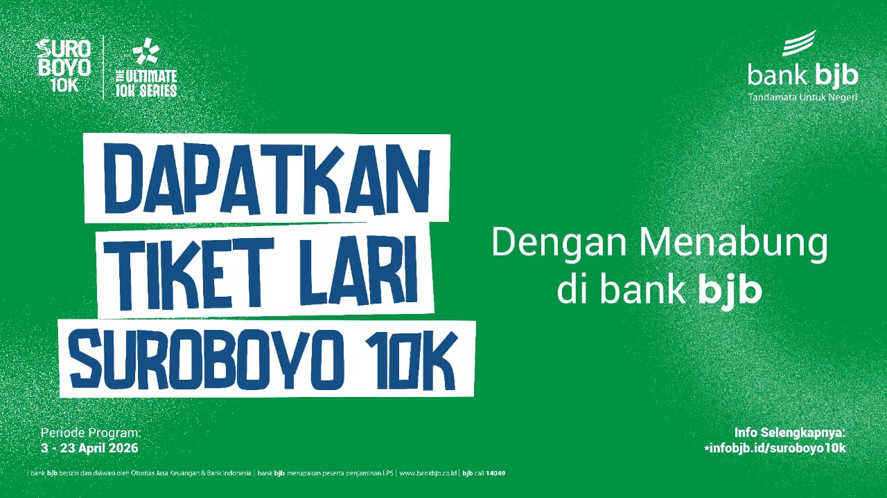 Terintegrasi Layanan Sehat, Lari Seru bjb Hadirkan Akses Eksklusif ke Suroboyo 10K
