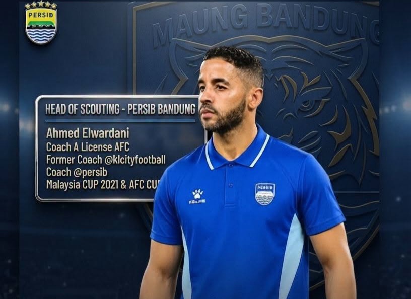 Perkuat Talen Rekrutmen Pemain, Persib Datangkan Ahmed El Wardani Sebagai Head of Scouting
