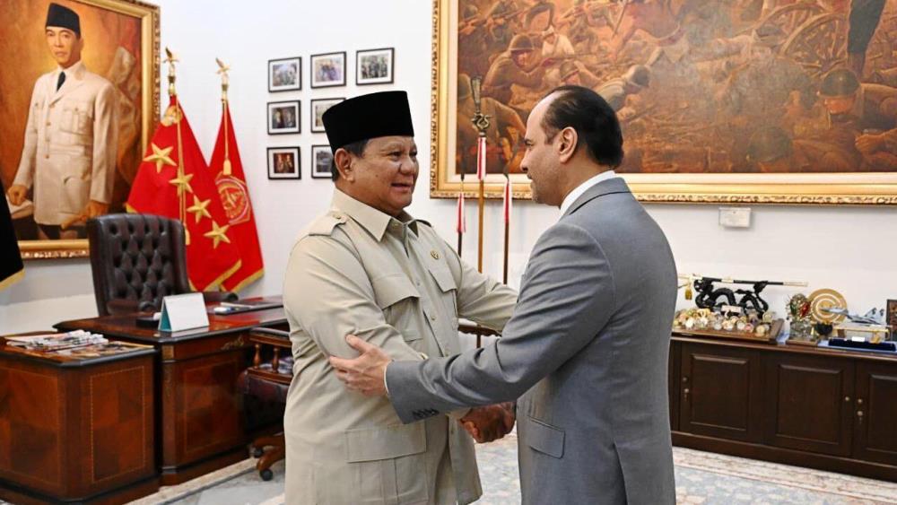 Presiden Prabowo Terima Kunjungan Wakil Perdana Menteri Qatar, Sheikh Saoud