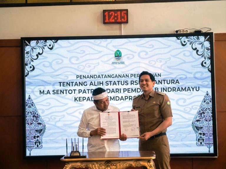 Tingkatkan Layanan Kesehatan di Wilayah Pantura, RSUD M.A. Sentot Patrol Resmi Beralih Status Jadi RS Provinsi Jawa Barat