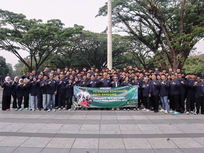 Raih 17 Medali Emas, Kota Bandung Juara Umum Popwilda Wilayah IV Jabar 2026