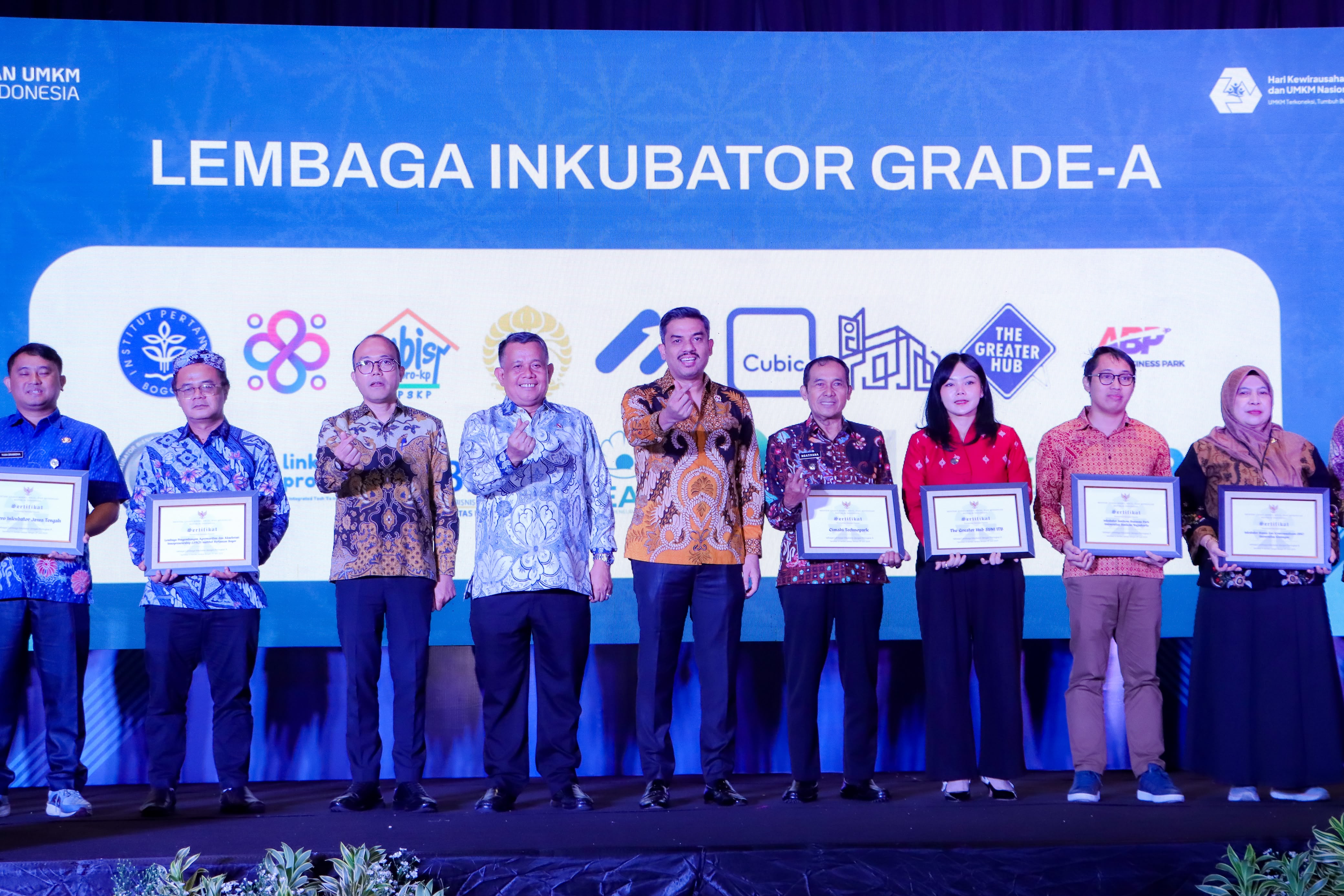 Cimahi Techno Park Raih Penghargaan Sebagai Lembaga Inkubator Terbaik di Indonesia 
