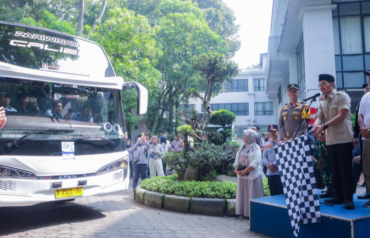 Pemkot Cimahi Lepas 720 Peserta Mudik Gratis 2026